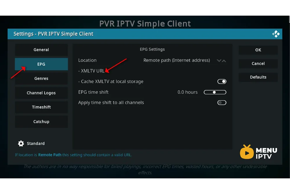 How to add EPG on Kodi