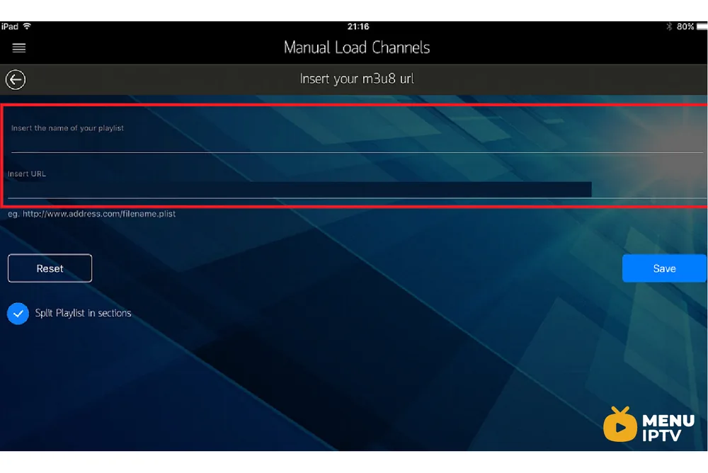 How to setup IPTV on IP Television App 83