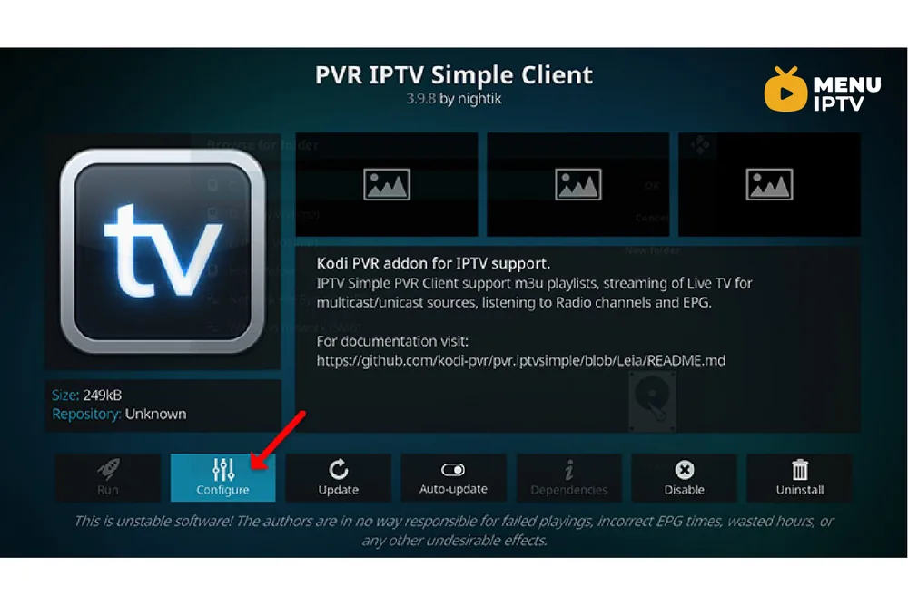 How to setup IPTV on Kodi