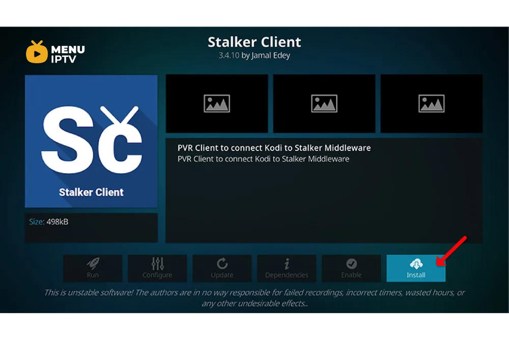 How to setup IPTV on Kodi via Stalker Client