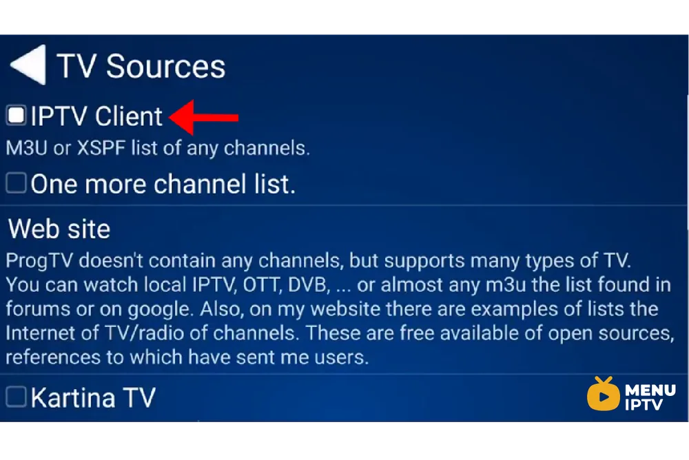 How to setup IPTV on ProgTV