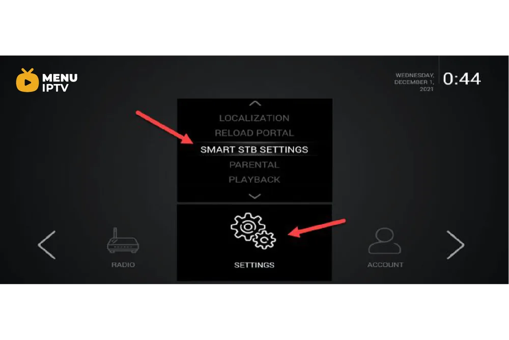 How to setup IPTV on Smart TV via Smart STB